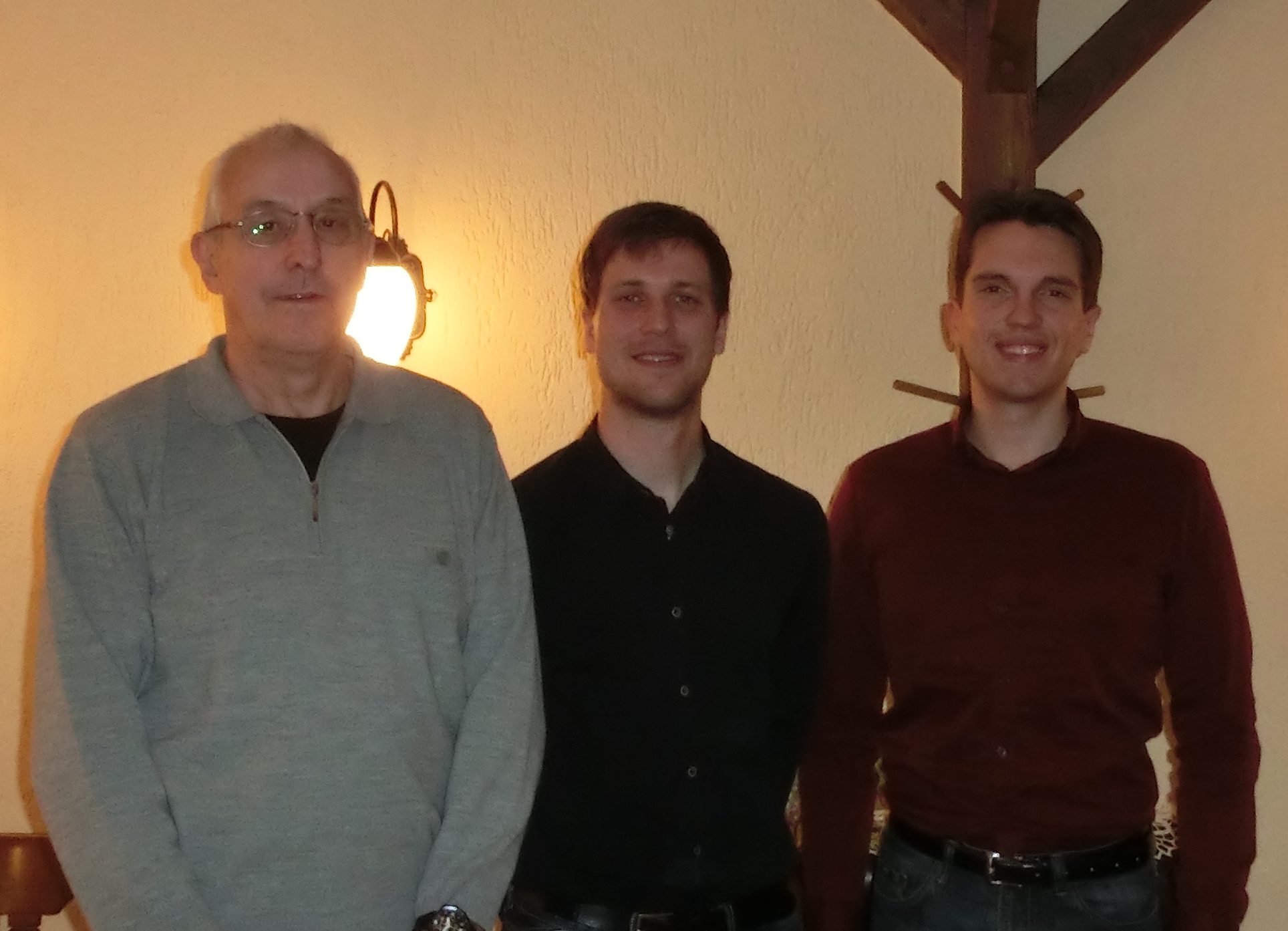 v.l. Wolfgang Terp, Tobias Paul, Philipp Schwab